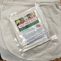 Sac filtrant réutilisable en coton maillé, forme cylindrique, 25-800 µm, pour la filtration des liquides, marque HT, pour lait, café, vin rouge - Ventes Flash