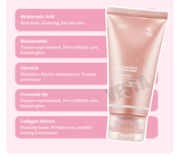Masque de peeling au collagène profond coréen, soin du visage végétalien, bio-pack, enveloppement de nuit, anti-rides, lifting, peau sèche, nuit, femmes