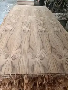 Quercia frassino teak noce betulla ciliegio acero impiallacciatura naturale di carta laminato fantasia compensato per mobili e decorazione