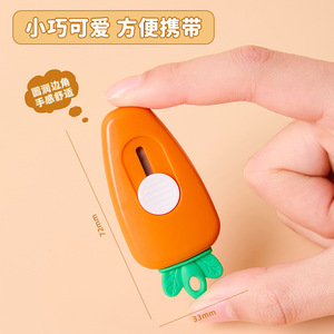 Couteau miniature de dessin animé en forme de maïs et de carotte, coupe-papier portable pour étudiants, cadeau - Product Image 2