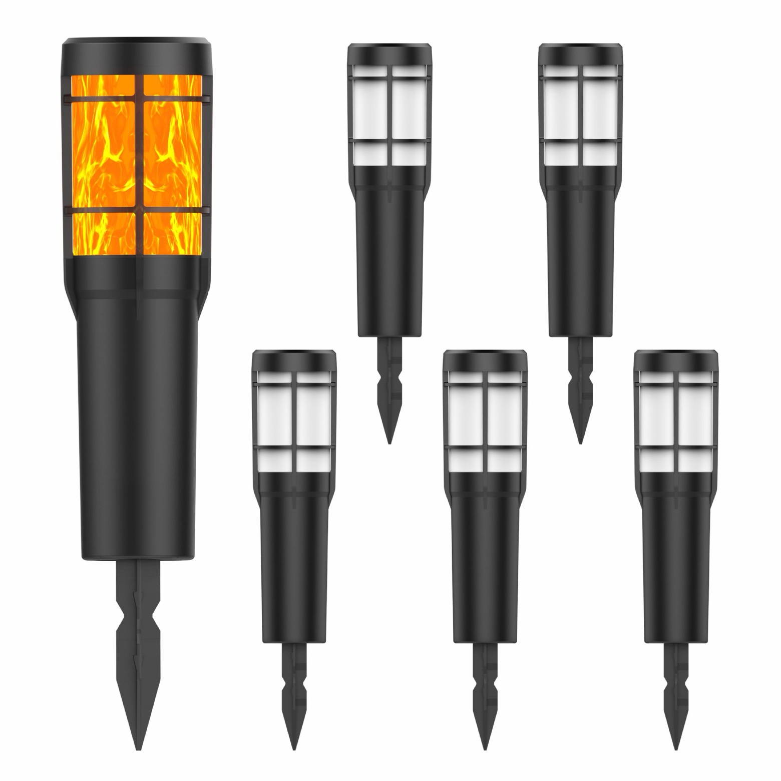 Diseño 3: Llama parpadeante y RGB colorido