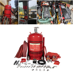 Système de suppression d'incendie pour véhicules miniers 45L Camions de transport Tube de détection de mousse approuvé CE R107 PRI-SAFETY Classe A/B/C/D/L - Product Image 1