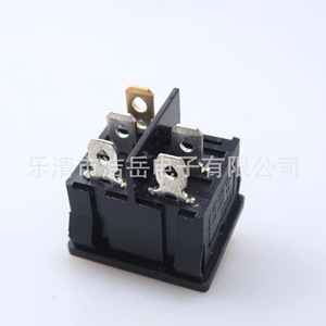 Interruptor basculante doble KCD1 de 5 o 6 pines, encendido/apagado, para equipos industriales, terminal de soldadura, indicador LED rojo - Product Image 4