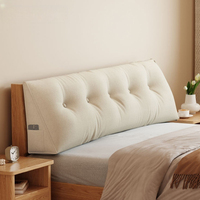 Einfarbiges Outdoor-Bett-Rückenkissen Dreieckiges Keilkissen Langes Seitenschläferkissen Abnehmbares Waschbares Sofa-Rückenlehnenkissen 100%