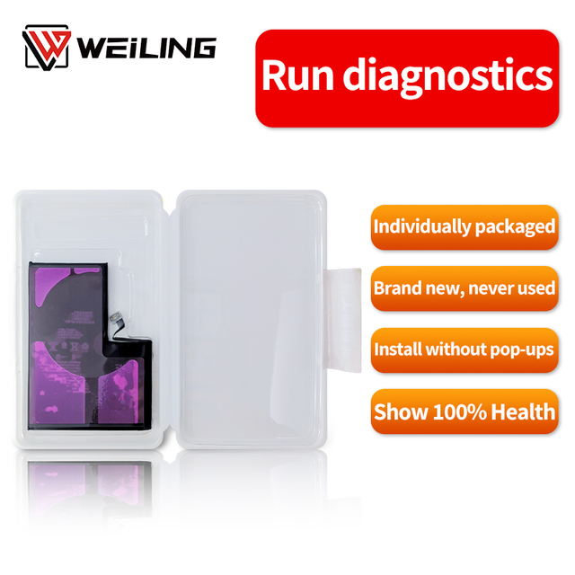 For  IPhone 14Pro Run Diagnostics High Capacity Mobile Phone Lithium Ion Battery Repair Replace IPhone Phone Battery