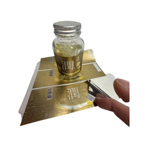 Pegatinas impermeables personalizadas, rollo de etiquetas de restaurante personalizado, Impresión de contenedores para llevar, caja de bolsas, sello de seguridad, etiqueta de embalaje para llevar a prueba de manipulaciones - Product Image 1