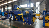 Máquina Laminadora de Placas de Tres Rodillos Totalmente Hidráulica Rbqlty, Distancia entre Centros Variable, Máquina Dobladora de Chapa Metálica CNC
