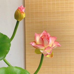 Flor de Loto Artificial Qingyu Chronicle de 25 cm, Planta en Maceta de Seda Realista para Altar de Buda, Decoración del Hogar - Product Image 4