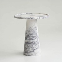 Table basse de luxe italienne, design moderne, plateau en panneau, bord en marbre naturel durable, meubles de salon pour la maison