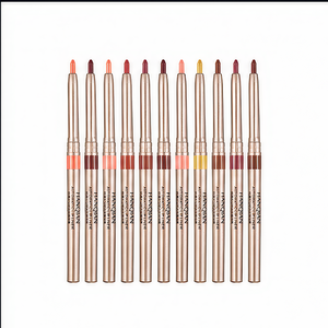 Organic Automatic Rotation Lip Liner with Lip Gloss Water Resistant Long Lasting Natural Look Matte <b>Lipstick</b> <b>Custom</b> Logo - Product Image 6