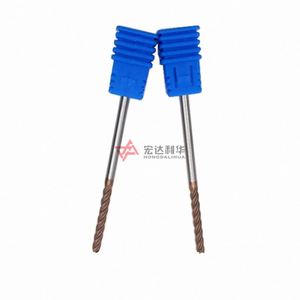 Fresas CNC de 2/4 filos de 1-20 mm, de carburo de tungsteno sólido, con extremos cuadrados, personalizables, soporte OEM - Product Image 2