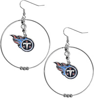 Boucles d'oreilles créoles pour femmes, série équipes sportives, avec cristaux et strass, en alliage de zinc