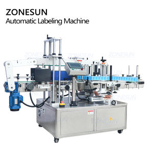 ZONESUN ZS-TB300 Etiquetadora Automática de Adhesivos para Superficies Planas, Aplicadora de Etiquetas para Botellas de Detergente para Ropa, Máquina Etiquetadora de Doble Cara - Product Image 5