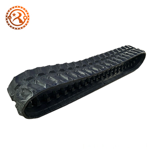 Sistema di Cingoli Completo Rinforzato con Cingoli in Gomma Nera Resistente agli Urti per Cantieri Versatili - Product Image 3
