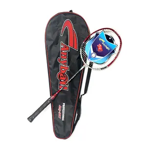 Progetta la tua racchetta da Badminton racchetta da Badminton composita divertente ad alto modulo racchetta da Badminton in fibra di vetro di alluminio