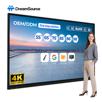 Pizarra Digital Electrónica Inteligente con Pantalla Táctil Interactiva de 65 Pulgadas 4K AI OEM para Reuniones en el Aula