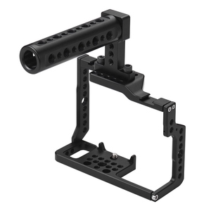 Andoer G85 Gabbia per Fotocamera in Lega di Alluminio + Kit Impugnatura Superiore con Numerosi Fori di Montaggio da 1/4\" e 3/8\" 2 Supporti per Flash <span class=keywords><strong>a</strong></span> Slitta Fredda - Product Image 4