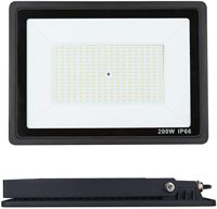 Reflector LED SMD de Alta Potencia, 200W, Super Brillante, IC DOB, Luminaria LED para Exteriores