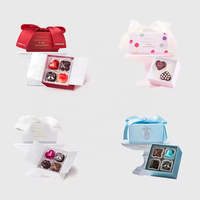 Boîte d'emballage alimentaire rigide en carton recyclable de luxe, chocolat, bonbons, cadeaux, feuille d'or quadricolore, laminage mat chaud