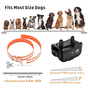 <span class=keywords><strong>Collar</strong></span> de entrenamiento para perros, localizador de ladridos recargable a distancia, descarga estática, 1500ft, con pantalla LCD - Product Image 6
