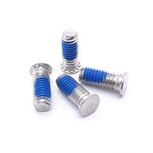 Tuerca Autoblocante <span class=keywords><strong>de</strong></span> Nylon Azul OEM y ODM M6*14, Fijación Antivibración <span class=keywords><strong>de</strong></span> Acero Inoxidable para Chapa Metálica - Product Image 4