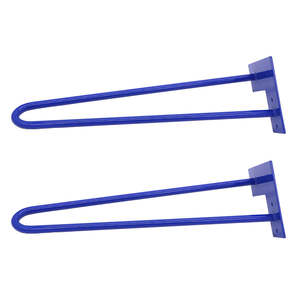 Patas de horquilla de mesa de Metal adecuadas <span class=keywords><strong>para</strong></span> mesa de centro, armario de noche, silla, proporciona herramientas <span class=keywords><strong>auxiliares</strong></span> + protección de suelo de goma - Product Image 4