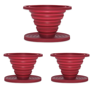 Cafetera Portátil Plegable para Camping, Gotero de Silicona Reutilizable con Filtro, Molinillo y Caja, Herramientas para Preparar Té - Product Image 6