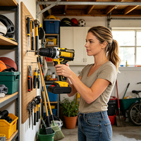 Perceuse-visseuse électrique sans fil 21V à couple élevé et réversible avec mandrin 3/4 po, personnalisable OEM
