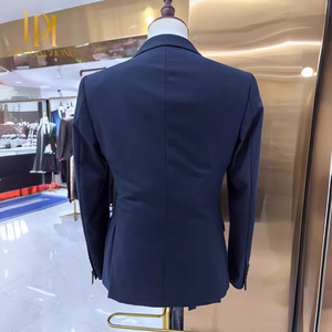 Ensemble élégant 2 pièces à simple boutonnage, <span class=keywords><strong>costume</strong></span> pour <span class=keywords><strong>homme</strong></span>, vêtements de cérémonie, décontracté, pour mariage, nouvellement conçu sur mesure, vêtements de cérémonie formels - Product Image 3