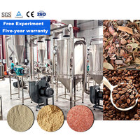 Pulvérisateur de fèves de cacao en acier inoxydable de qualité alimentaire LANE avec filtre anti-poussière à impulsions