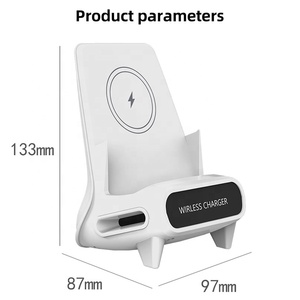 Support de chargeur sans fil 15W pour <span class=keywords><strong>iPhone</strong></span> Samsung Xiaomi Vivo OPPO Chargeurs de téléphone Station de <span class=keywords><strong>charge</strong></span> rapide <span class=keywords><strong>Induction</strong></span> - Product Image 6