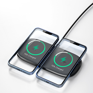 <span class=keywords><strong>Chargeur</strong></span> double 15W à charge rapide, <span class=keywords><strong>chargeur</strong></span> sans fil ultra fin, matériau <span class=keywords><strong>PC</strong></span> durable pour la charge simultanée de 2 iPhones - Product Image 1