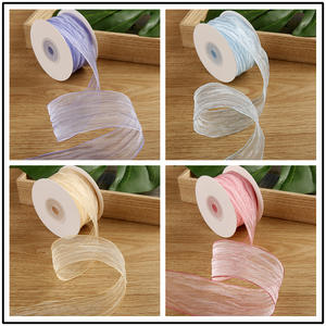 Cintas de Organza antiarrugas para el cabello, cintas para el pelo, accesorios para el cabello, muchos colores, 40mm, disponible - Product Image 5