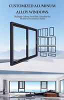 Ventanas de Aluminio Abatibles y Giratorias de Último Diseño, Ventanas de Aluminio con Vidrio de Baja Emisividad