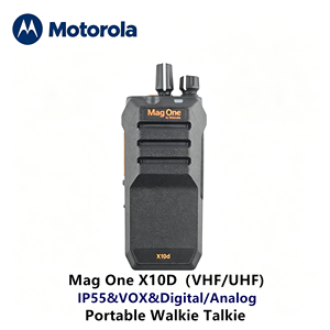 Radio portable VHF double bande One X10D BPR50dX BC400DD DMR VOX pour communication longue portée - Product Image 1