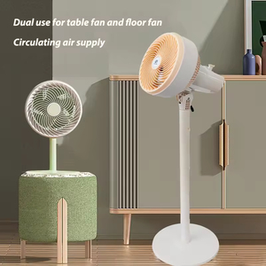 Ventilador de Circulación de Aire Solar Fuzhao de 25W con Panel Solar, 7 Horas de Funcionamiento, Puerto de Carga AC Vertical y Función de Oscilación - Product Image 4