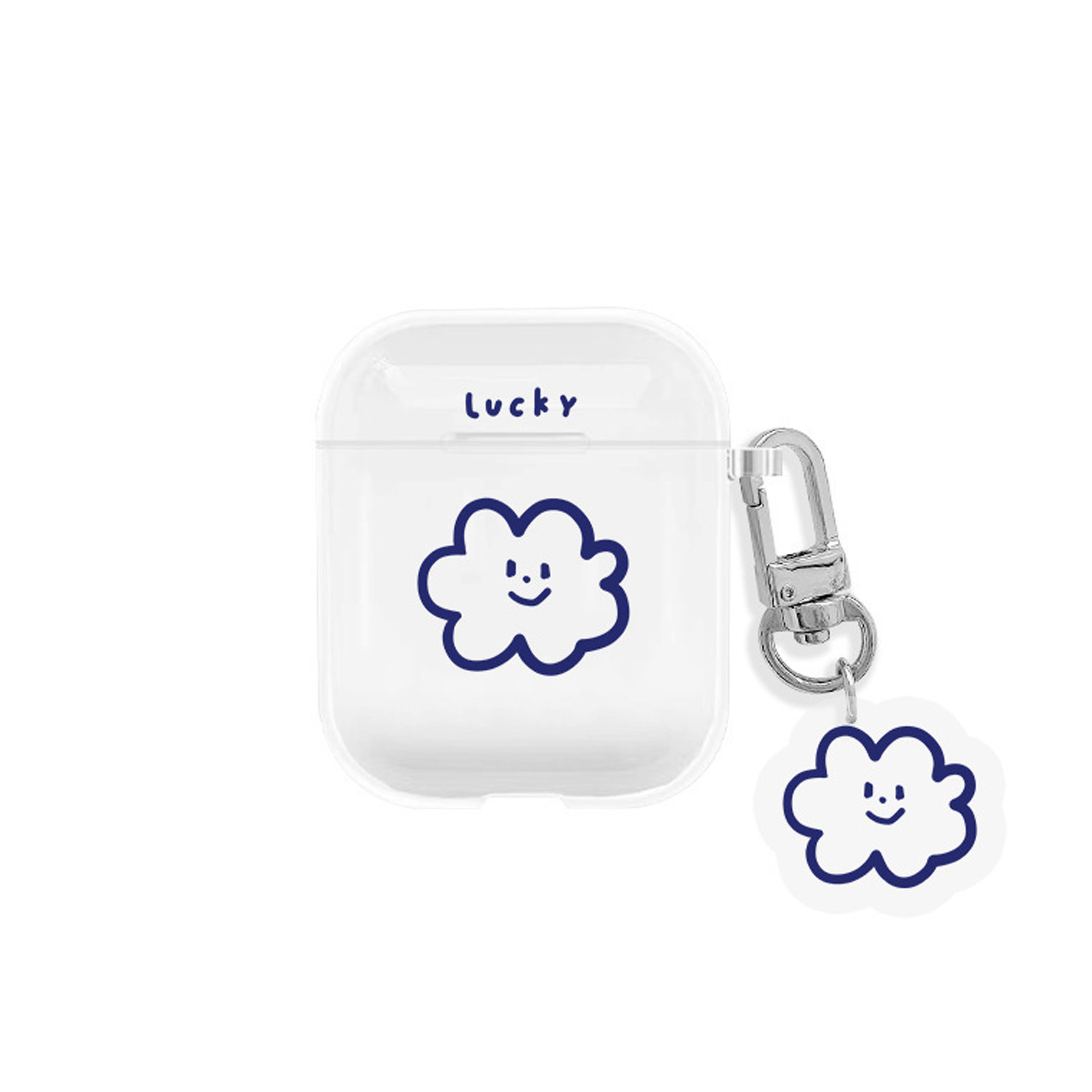 Blue Cloud Transparent Case