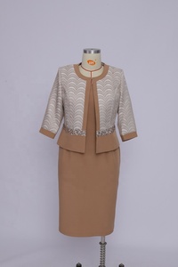 Elegante Vestido de Dos Piezas para Mujer Talla Grande, Vestido de Iglesia, Ropa para Mujer Negra - Product Image 6