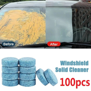 Huyo 10PCS Car Windshield Solid Soap Effervescent <b>Tablets</b> PE/Plastic/Aluminum Alloy <b>for</b> Window Glass Cleaning Paint Protection - Product Image 5