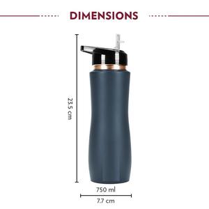 High on Demand <b>Personalised</b> Sipper Design Copper <b>Bottle</b> Grey 750ml for <b>Water</b> at Affordable Price Drinkware <b>Water</b> <b>Bottle</b> - Product Image 5