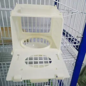 Bird Supplies Removable White High Quality Plastic Small Animal Houses Parrot Habitats Bird Nests