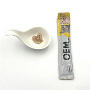 Proveedor de Alimentos para Mascotas al por Mayor, 15g de Alimento Cremoso Orgánico para Gatos con Alto Contenido de Proteínas de Carne de Pavo y Salmón, Personalizado, Sin Sabores Artificiales - Product Image 4