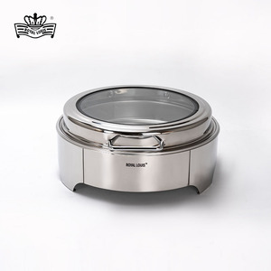 Royal Louis thương mại tự chọn máy chủ phục vụ chaffing sang trọng nhiệt điện thép không gỉ cheffing chafing món ăn tự chọn bộ - Product Image 1