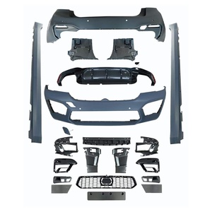 Kit de Carrocería para Serie 5 G30G38, Nuevo, Conjunto de Parachoques Delantero y Trasero con Barra Lateral Grande, Modificación Lateral M5 ZS-0000 - Product Image 1