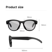 Lunettes intelligentes WiFi M88 avec caméra 2MP, vidéo, photo, traduction IA, batterie 290mAh, unisexes