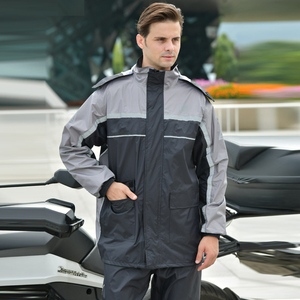 <span class=keywords><strong>Chubasquero</strong></span> impermeable ligero personalizado, chaqueta impermeable, conjunto de pantalones, chaqueta deportiva impermeable y resistente al viento para exteriores - Product Image 2