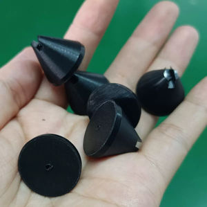 Bantalan penyangga peredam guncangan karet V-SHAPE, berbentuk kerucut tahan lama dilepas untuk berbagai aplikasi - Product Image 2