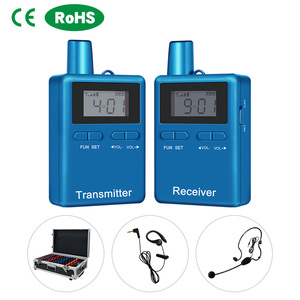 Dài khoảng cách đầy đủ Duplex Walkie Talkie hệ thống cho <span class=keywords><strong>tour</strong></span> du lịch hướng dẫn và hajj umarah hai-to-nhiều thông tin liên lạc với rõ ràng nói chuyện trở lại - Product Image 6