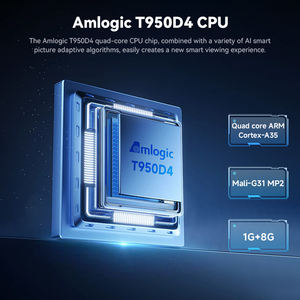 Projecteur intelligent portable X3AA Android 13 avec <span class=keywords><strong>ampoule</strong></span> LED pour divertissement vidéo KTV et jeux PC, blanc - Product Image 3