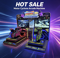 Console de jeu d'arcade de course de moto sportive à deux joueurs, simulateur de moto à monnayeur, machine de jeu d'arcade